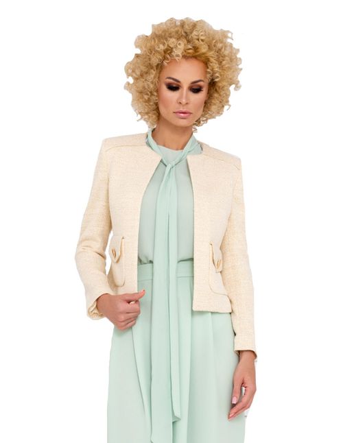 Elegant party jacket with front pockets