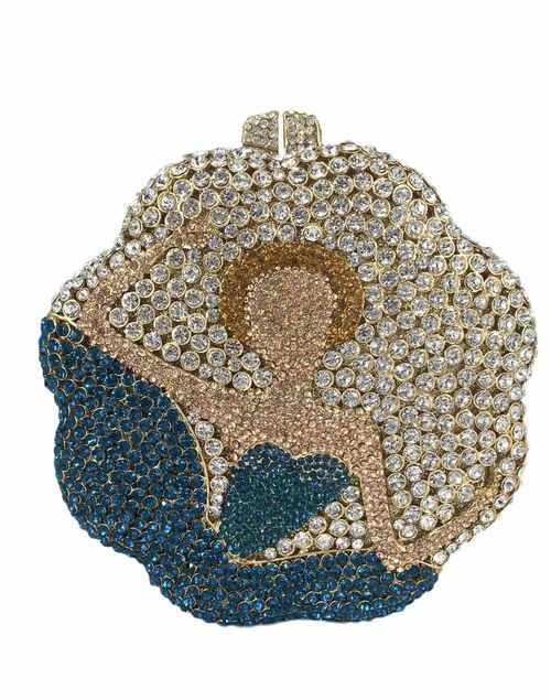 Jewel party bag with ballerina detail
