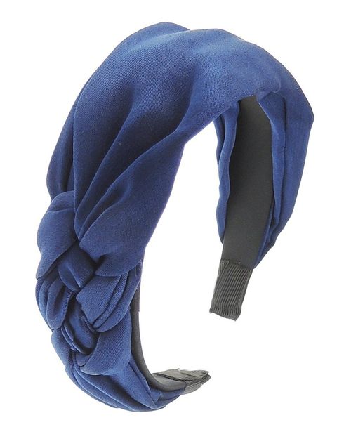 Klein Blue Side Braided Chiffon Headband