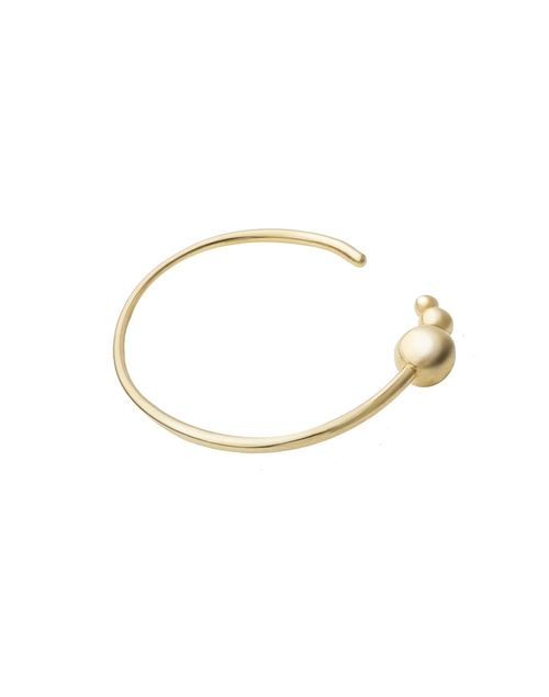 Golden sphere bracelet